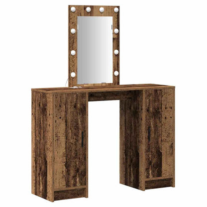 Schminktisch Braun 102 x 33 x 135 cm Holzwerkstoff