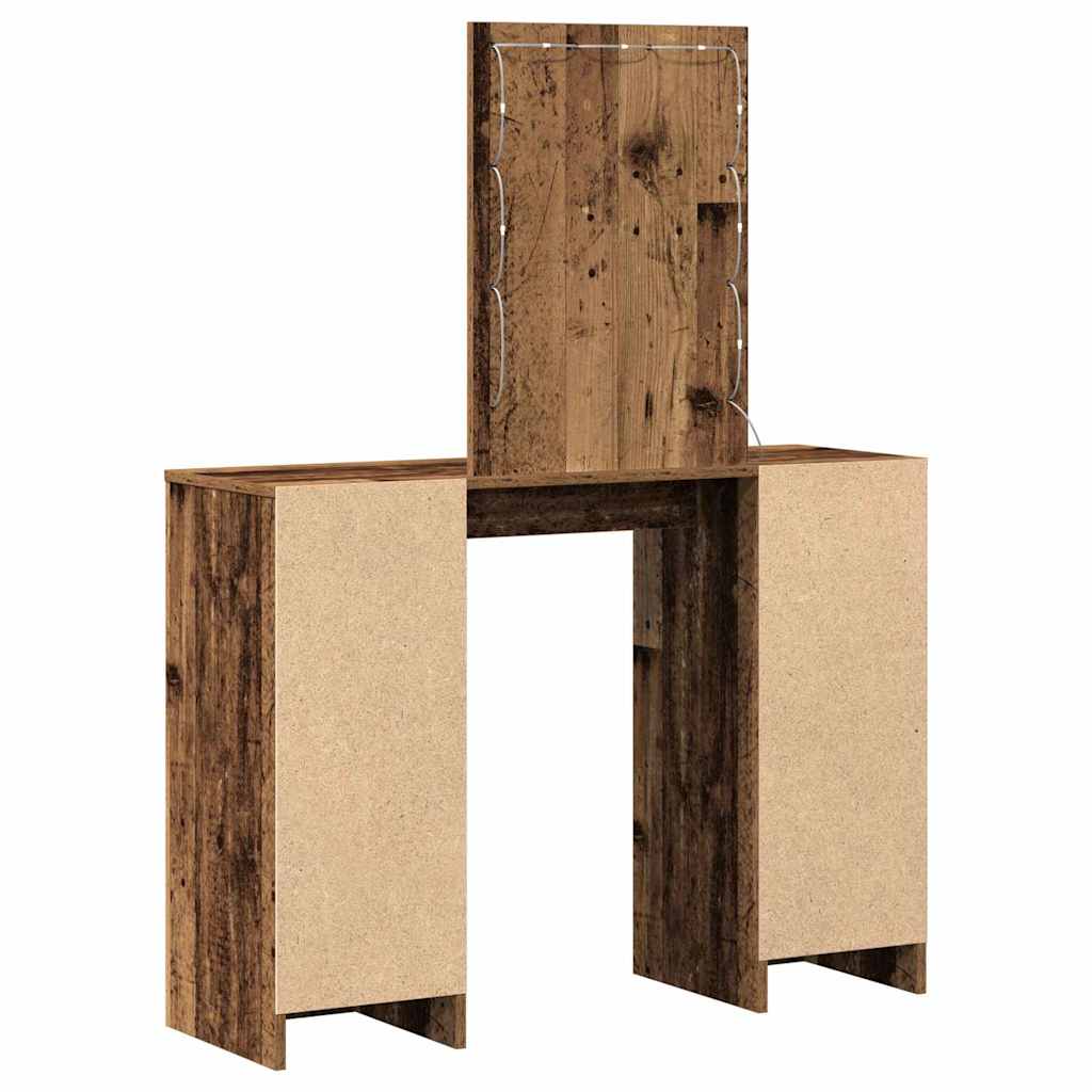 Schminktisch Braun 102 x 33 x 135 cm Holzwerkstoff