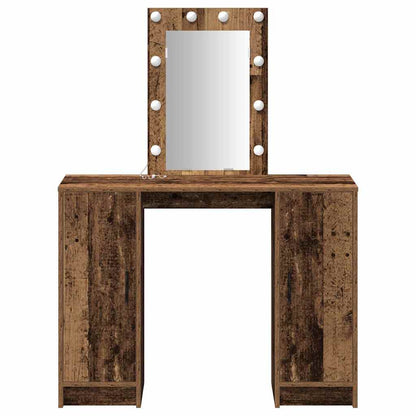 Schminktisch Braun 102 x 33 x 135 cm Holzwerkstoff