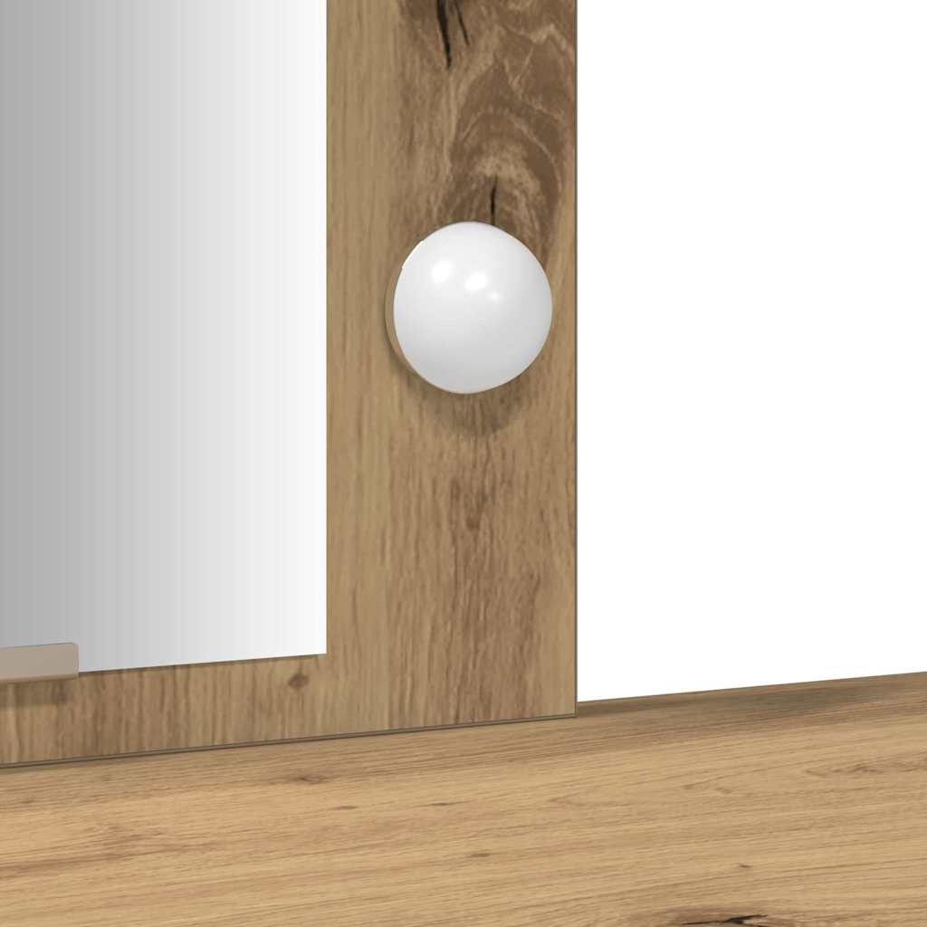 Schminktisch Braun 102 x 33 x 135 cm Holzwerkstoff