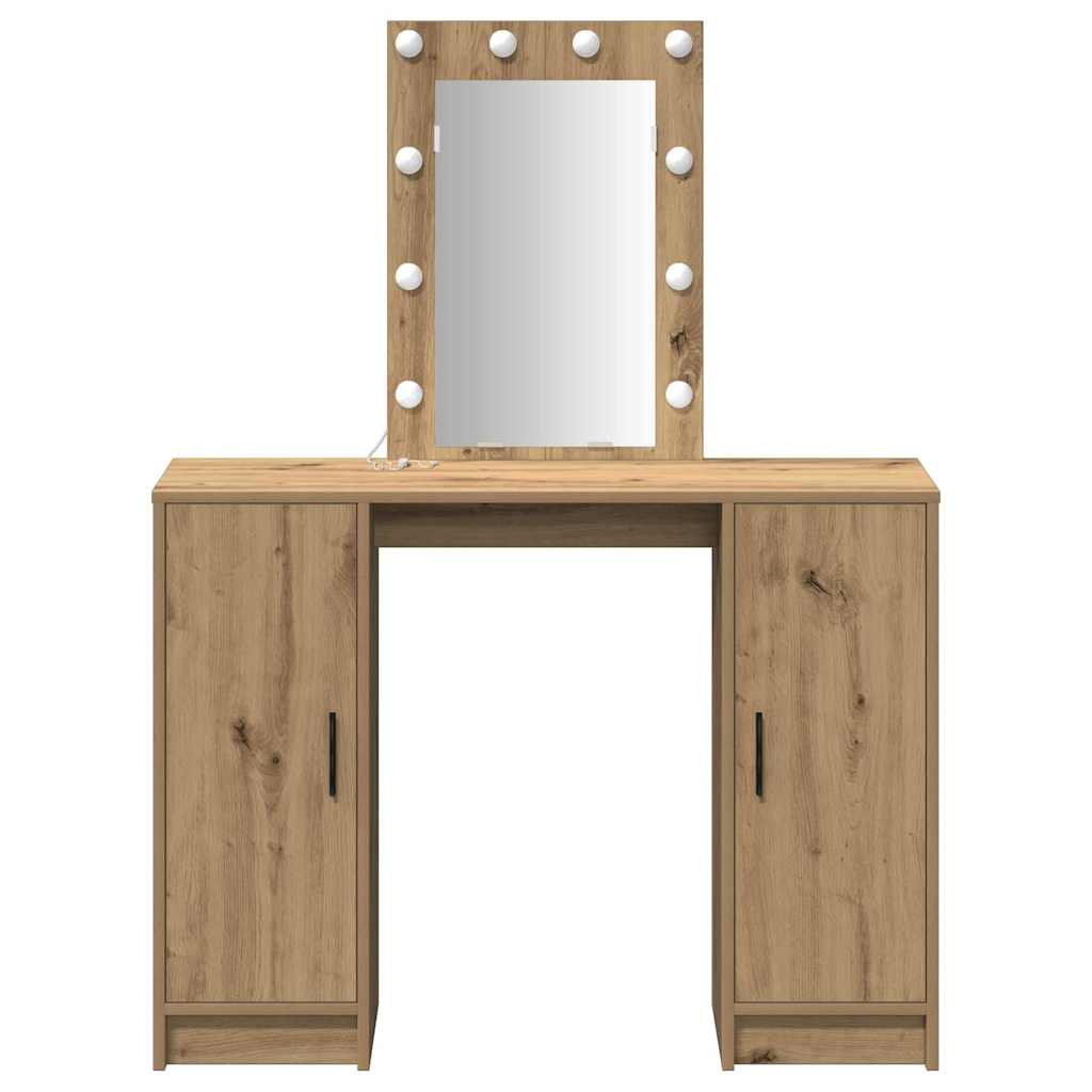 Schminktisch Braun 102 x 33 x 135 cm Holzwerkstoff