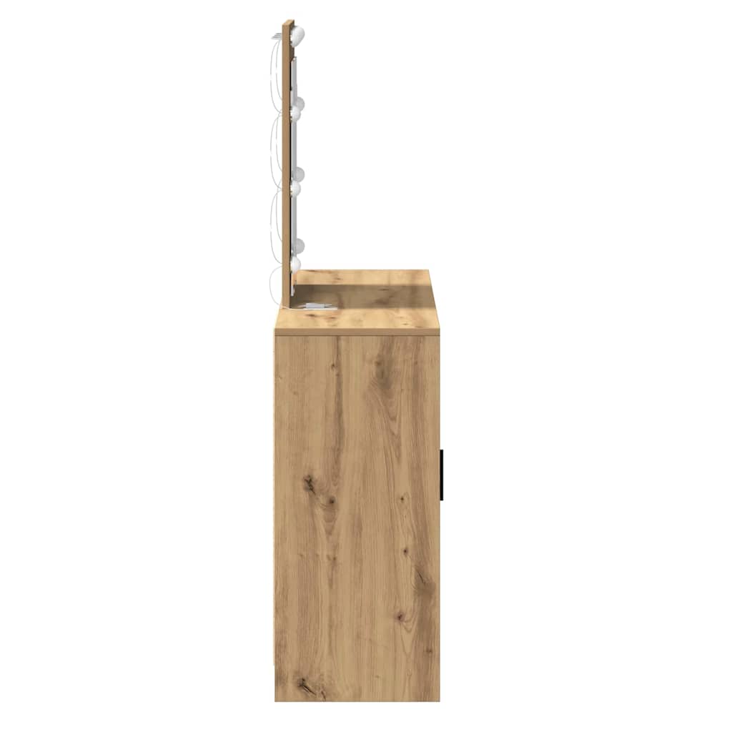 Schminktisch Braun 102 x 33 x 135 cm Holzwerkstoff