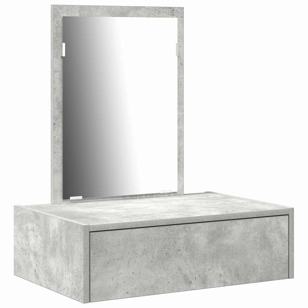 Schminktisch Grau 60 x 40 x 70 cm Holzwerkstoff