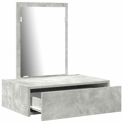 Schminktisch Grau 60 x 40 x 70 cm Holzwerkstoff