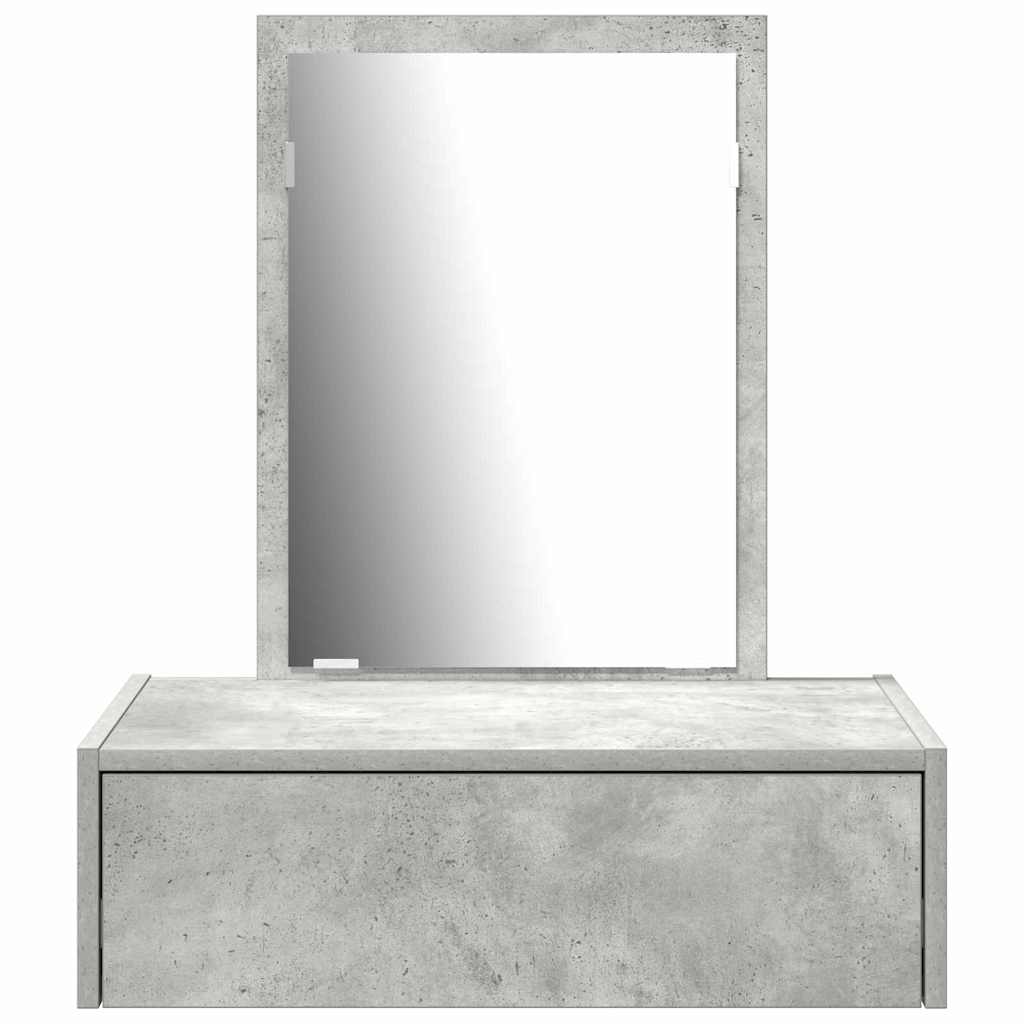 Schminktisch Grau 60 x 40 x 70 cm Holzwerkstoff