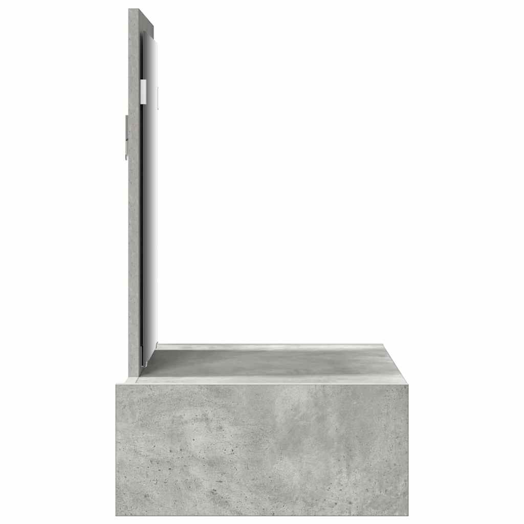 Schminktisch Grau 60 x 40 x 70 cm Holzwerkstoff