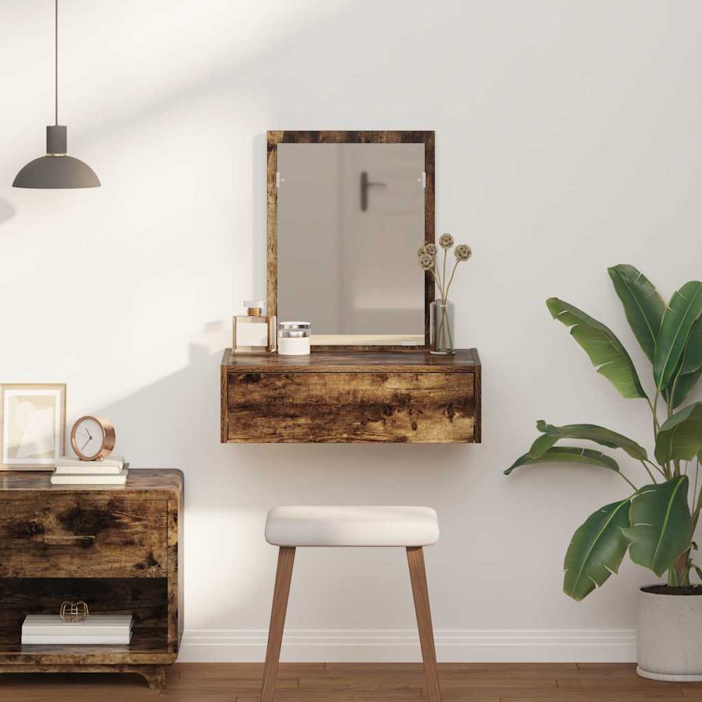 Schminktisch Braun 60 x 40 x 70 cm Holzwerkstoff