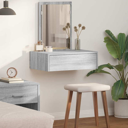 Schminktisch Grau 60 x 40 x 70 cm Holzwerkstoff