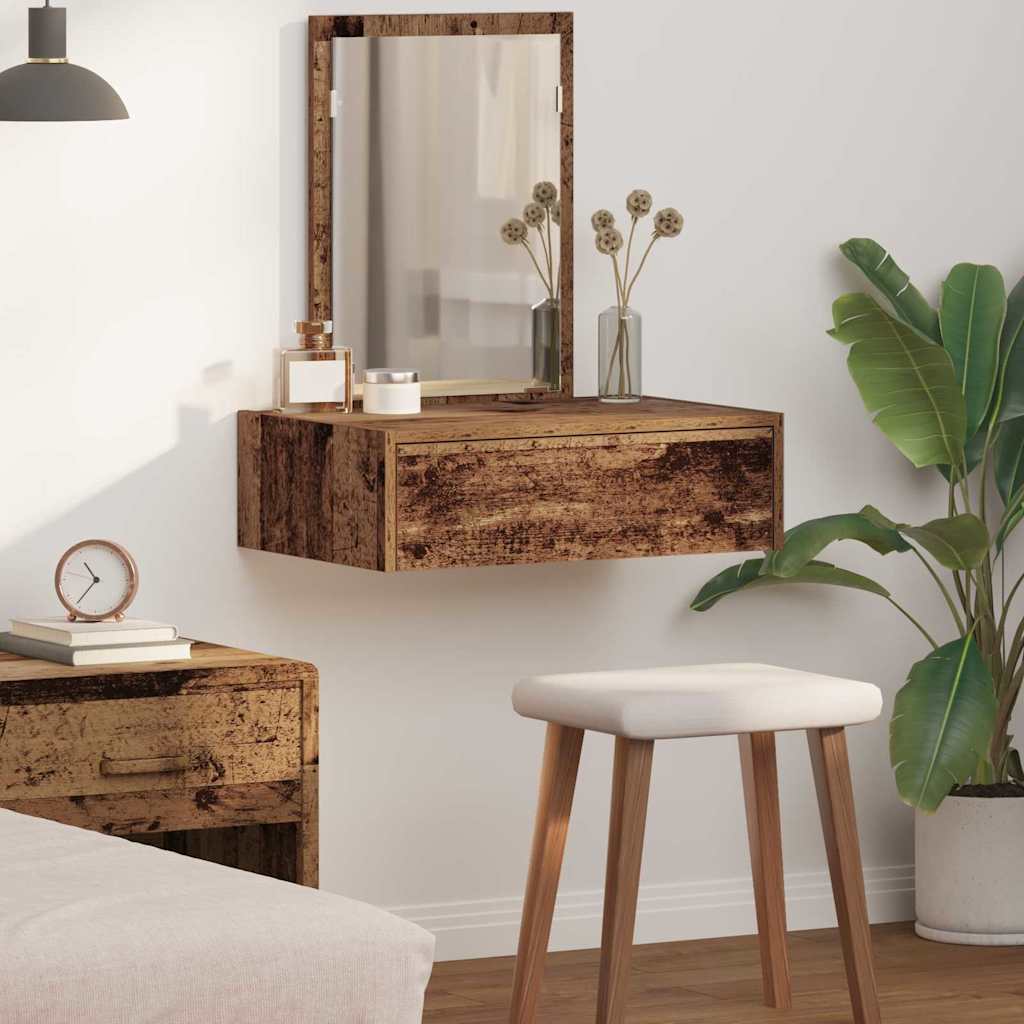 Schminktisch Braun 60 x 40 x 70 cm Holzwerkstoff