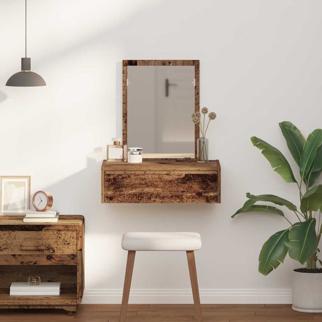 Schminktisch Braun 60 x 40 x 70 cm Holzwerkstoff