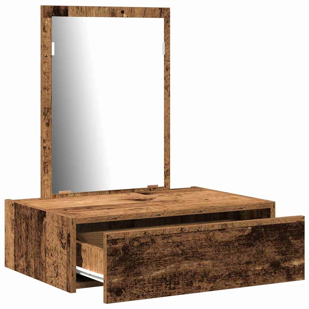 Schminktisch Braun 60 x 40 x 70 cm Holzwerkstoff