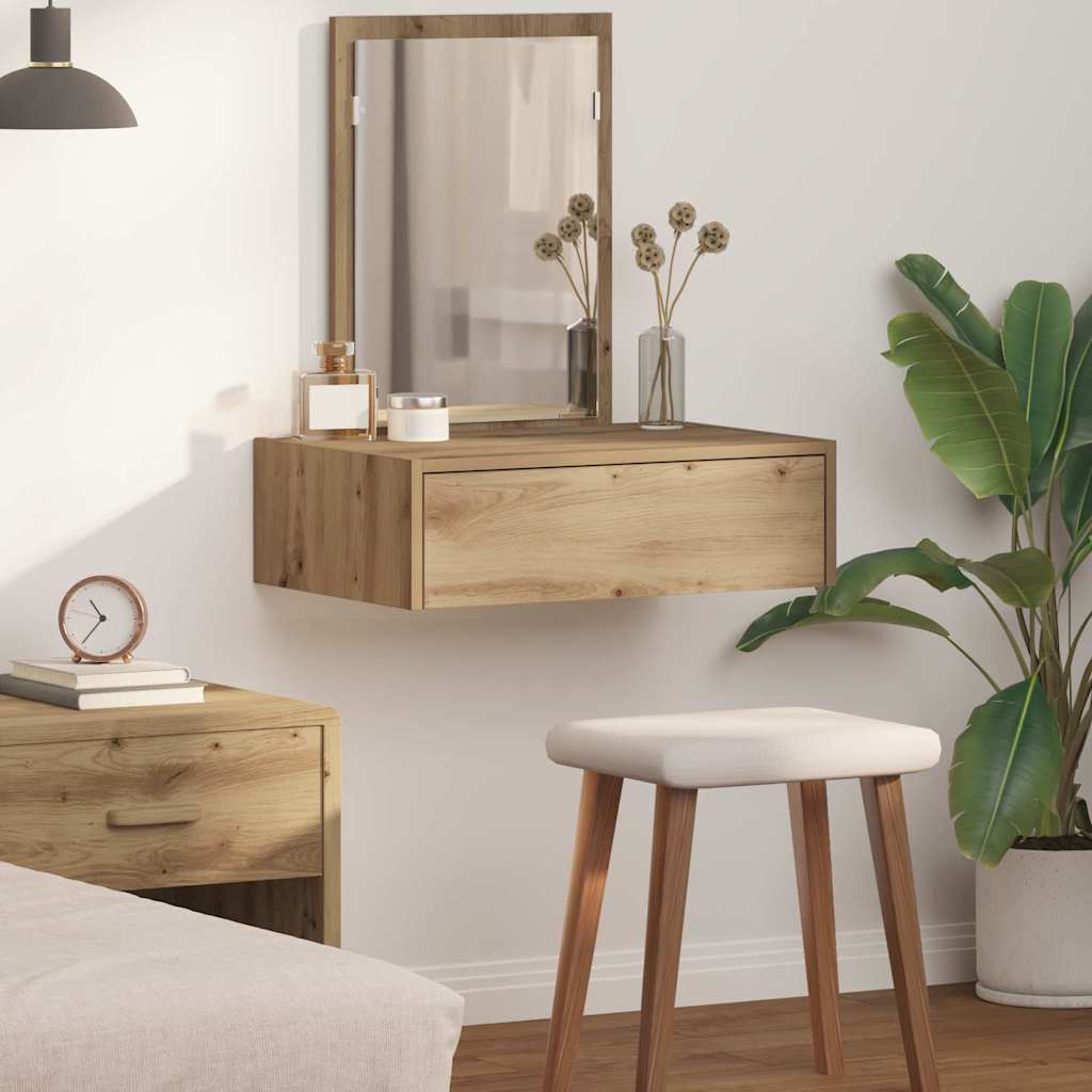 Schminktisch Braun 60 x 40 x 70 cm Holzwerkstoff