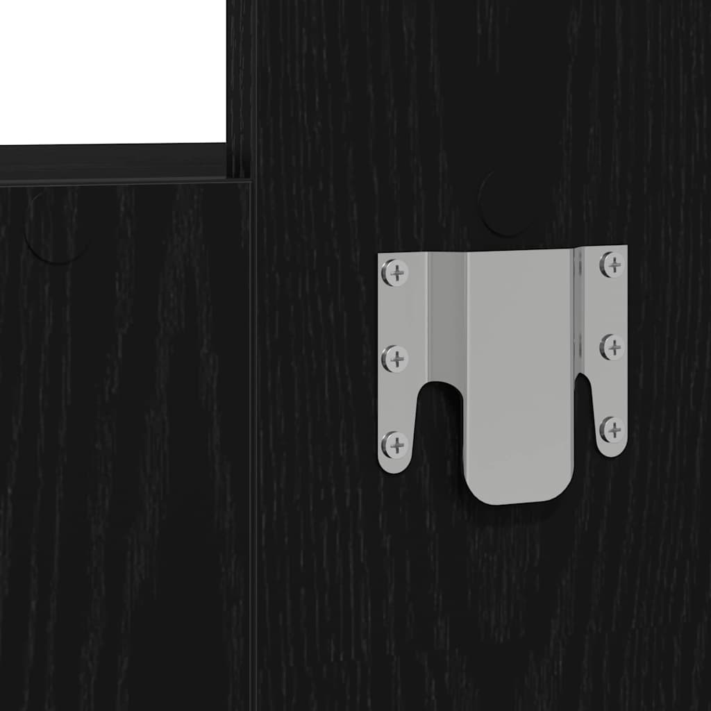 Schminktisch Schwarz 83 x 40 x 70 cm Holzwerkstoff