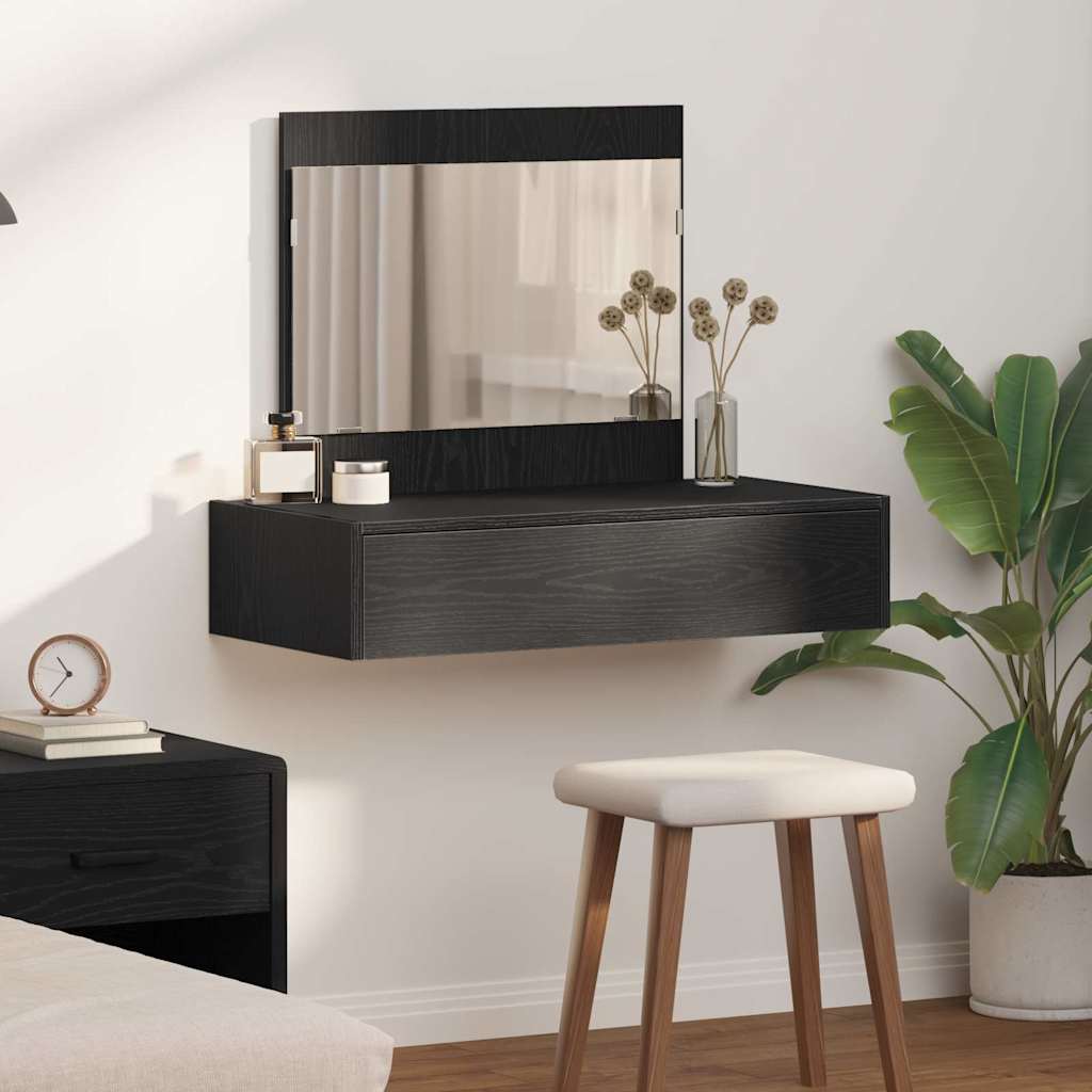 Schminktisch Schwarz 83 x 40 x 70 cm Holzwerkstoff