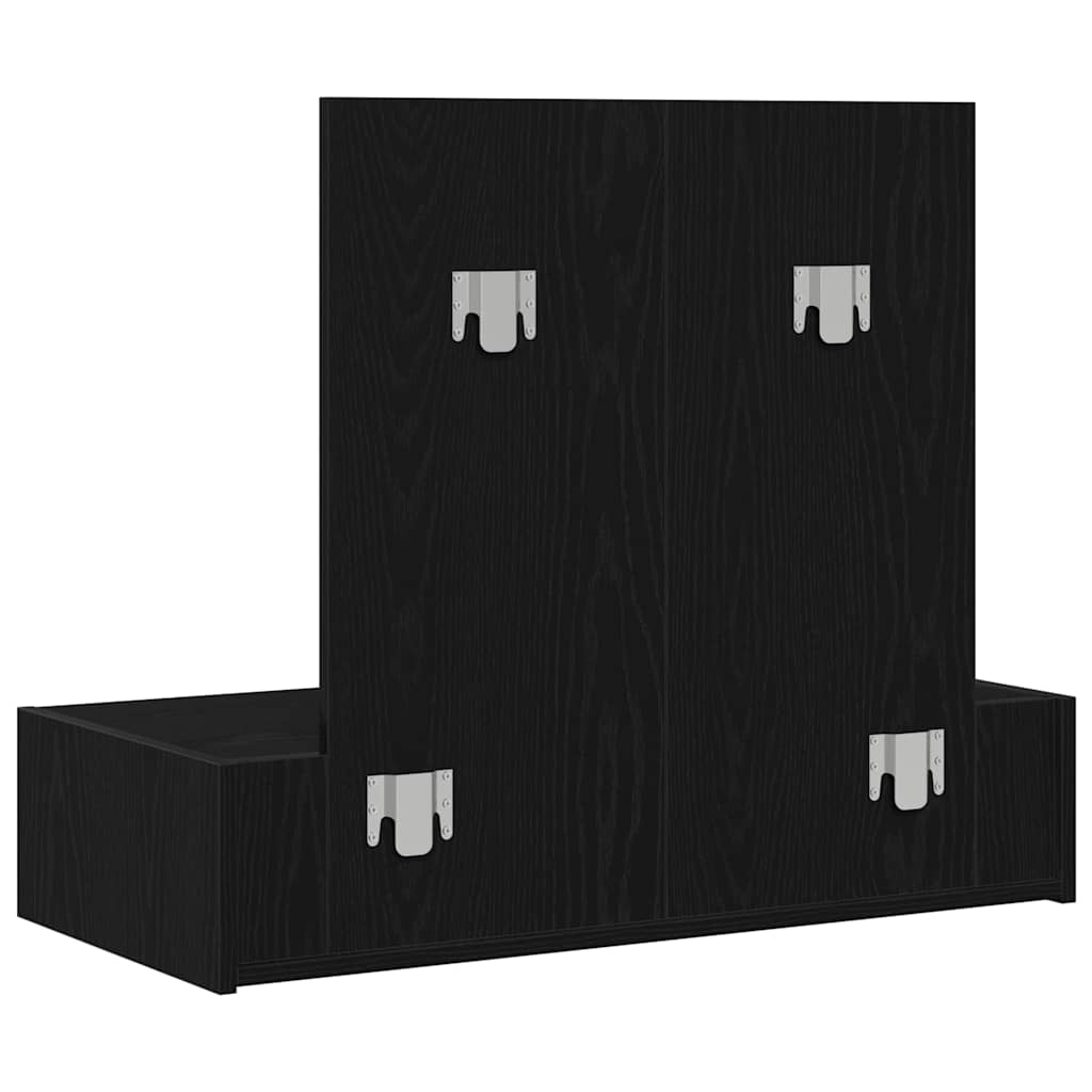 Schminktisch Schwarz 83 x 40 x 70 cm Holzwerkstoff