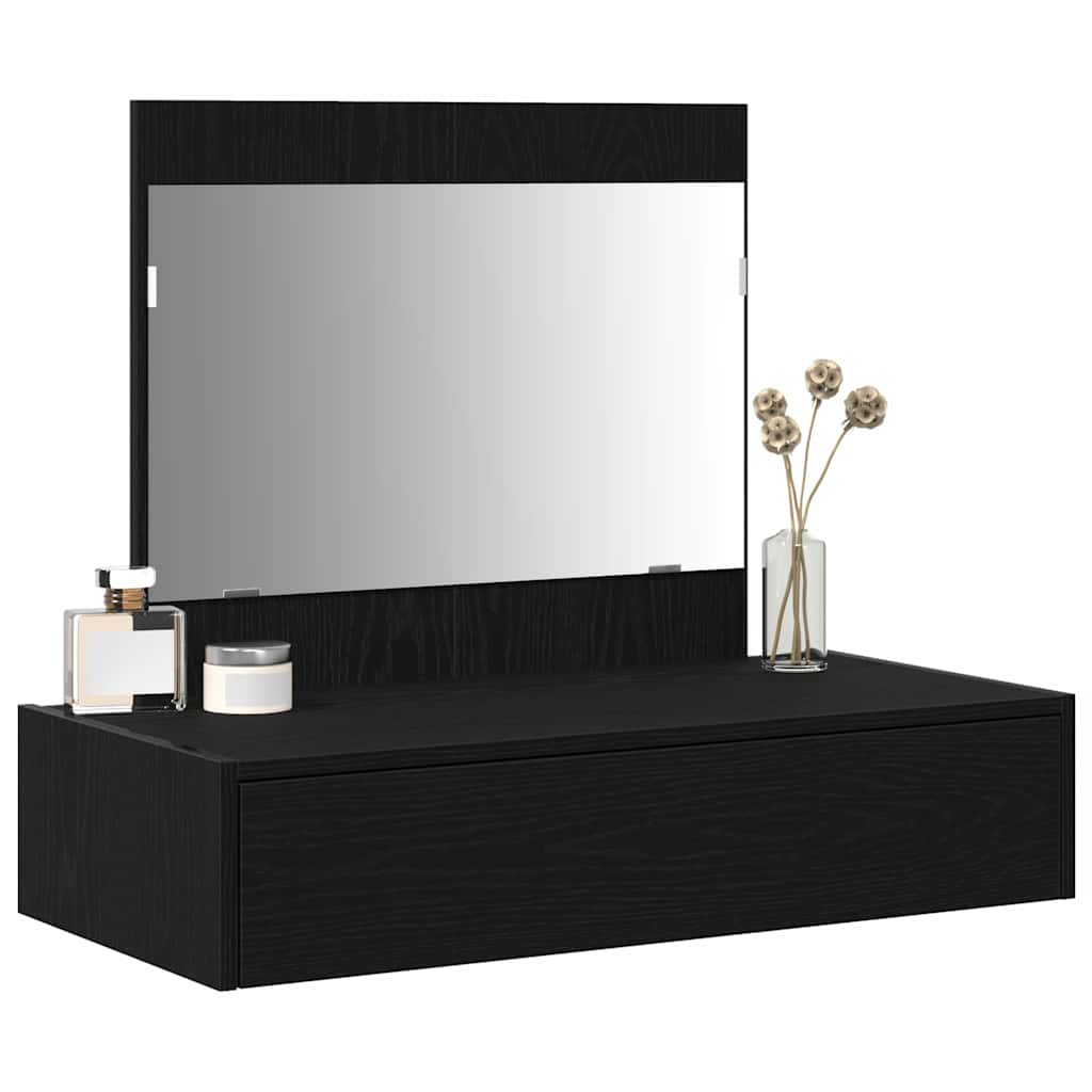 Schminktisch Schwarz 83 x 40 x 70 cm Holzwerkstoff