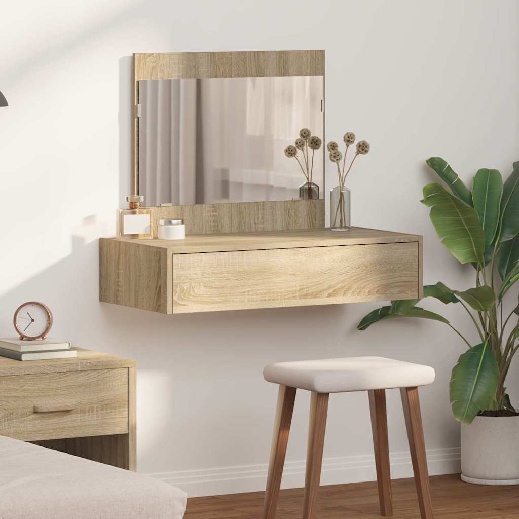 Schminktisch Braun 83 x 40 x 70 cm Holzwerkstoff