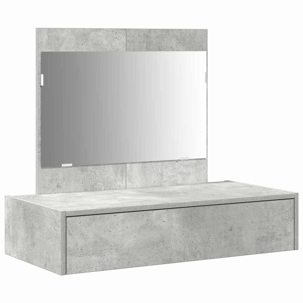 Schminktisch Grau 83 x 40 x 70 cm Holzwerkstoff