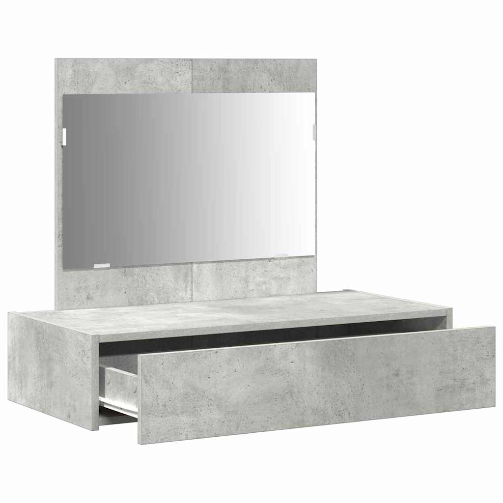 Schminktisch Grau 83 x 40 x 70 cm Holzwerkstoff