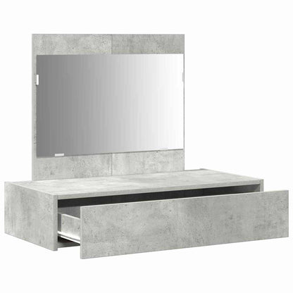 Schminktisch Grau 83 x 40 x 70 cm Holzwerkstoff