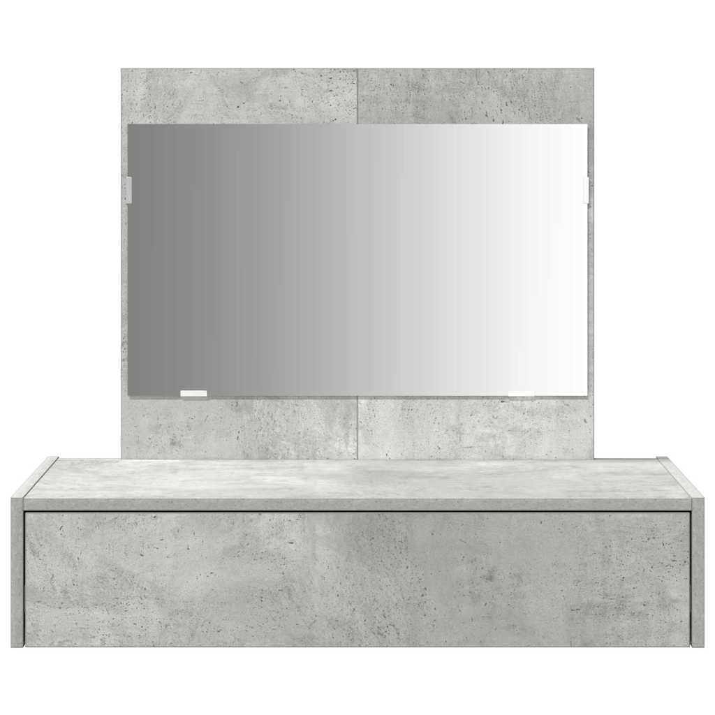 Schminktisch Grau 83 x 40 x 70 cm Holzwerkstoff