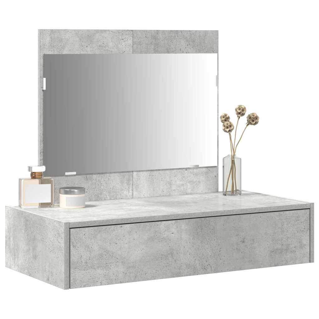 Schminktisch Grau 83 x 40 x 70 cm Holzwerkstoff