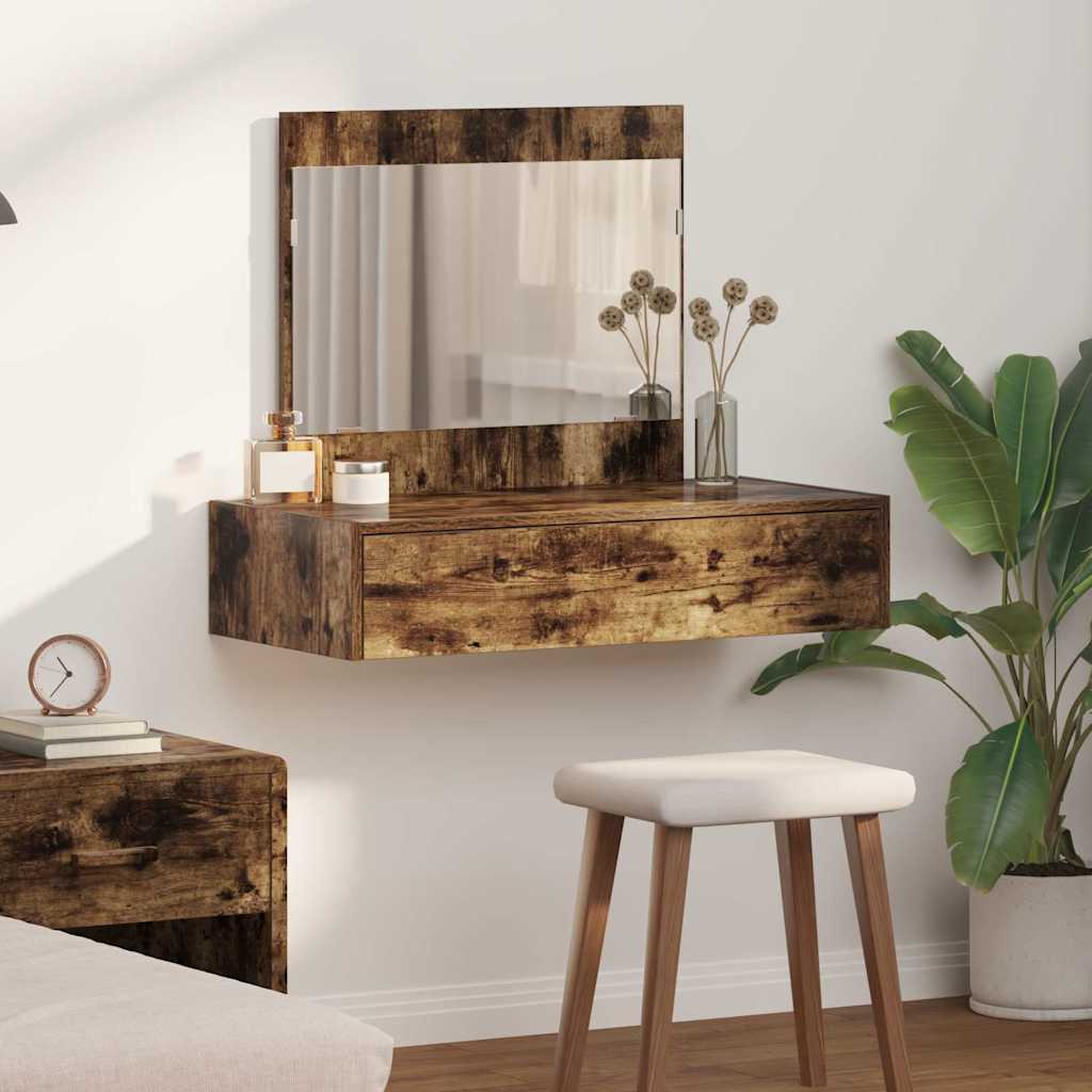 Schminktisch Braun 83 x 40 x 70 cm Holzwerkstoff