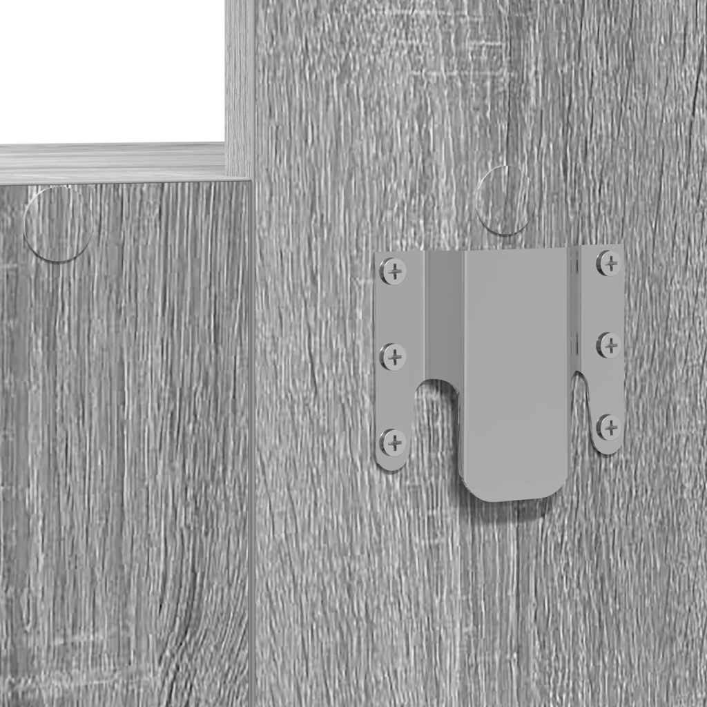 Schminktisch Grau 83 x 40 x 70 cm Holzwerkstoff
