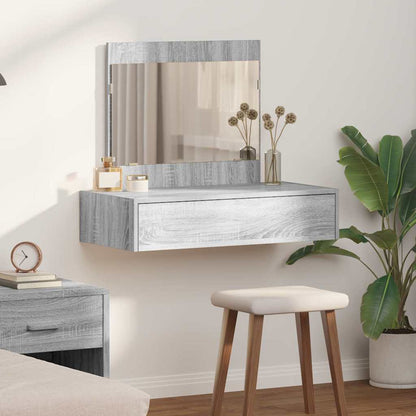 Schminktisch Grau 83 x 40 x 70 cm Holzwerkstoff