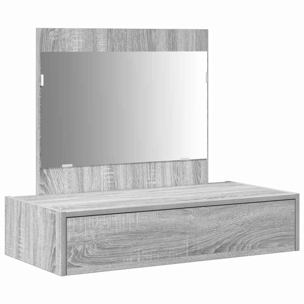 Schminktisch Grau 83 x 40 x 70 cm Holzwerkstoff