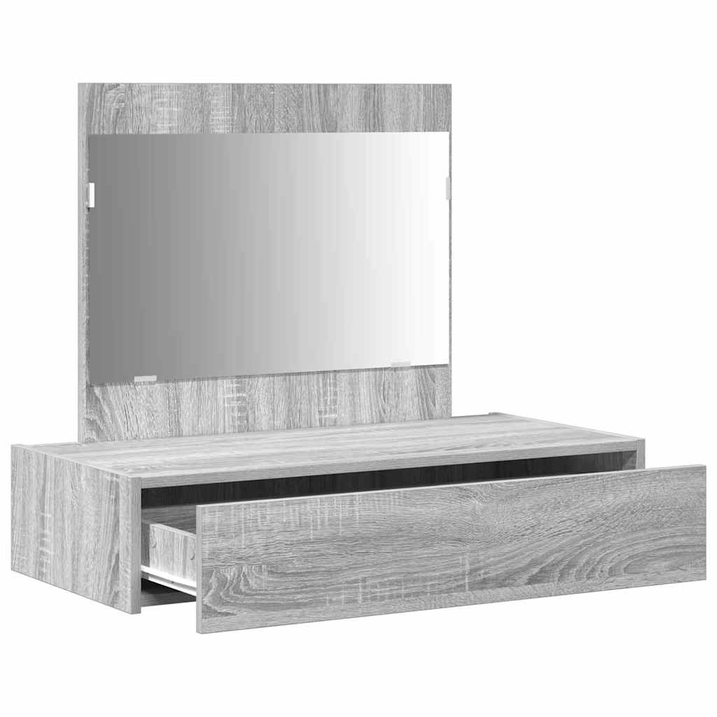 Schminktisch Grau 83 x 40 x 70 cm Holzwerkstoff