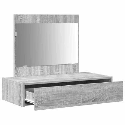 Schminktisch Grau 83 x 40 x 70 cm Holzwerkstoff