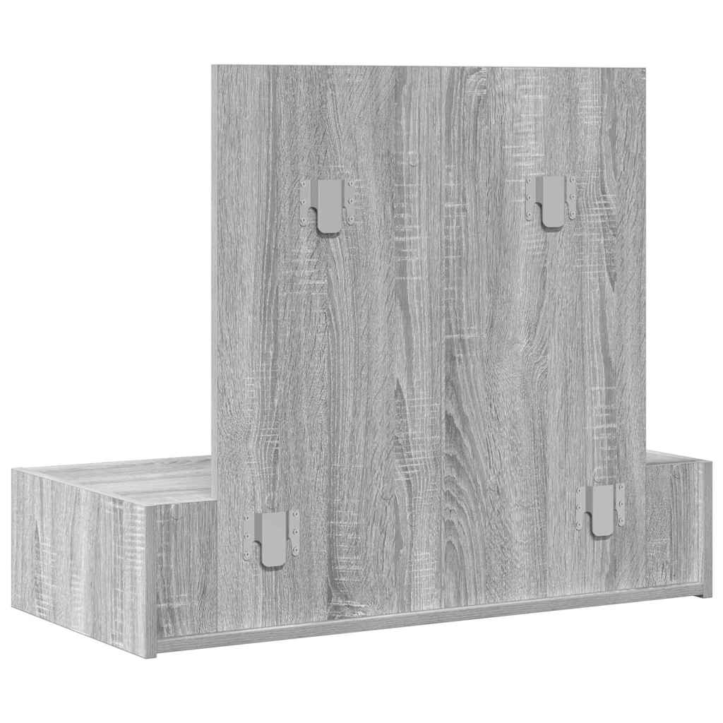 Schminktisch Grau 83 x 40 x 70 cm Holzwerkstoff