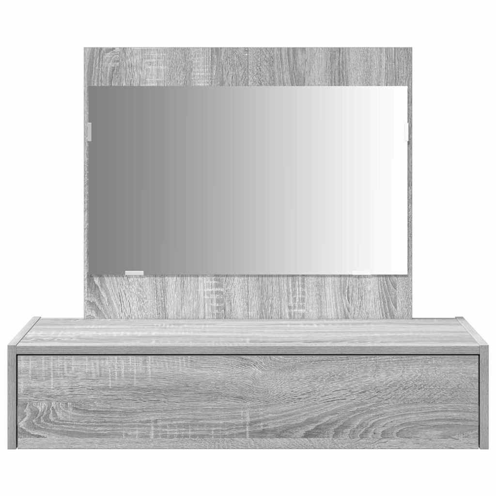 Schminktisch Grau 83 x 40 x 70 cm Holzwerkstoff