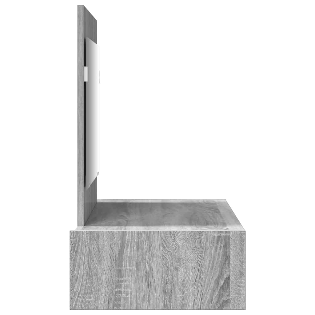 Schminktisch Grau 83 x 40 x 70 cm Holzwerkstoff