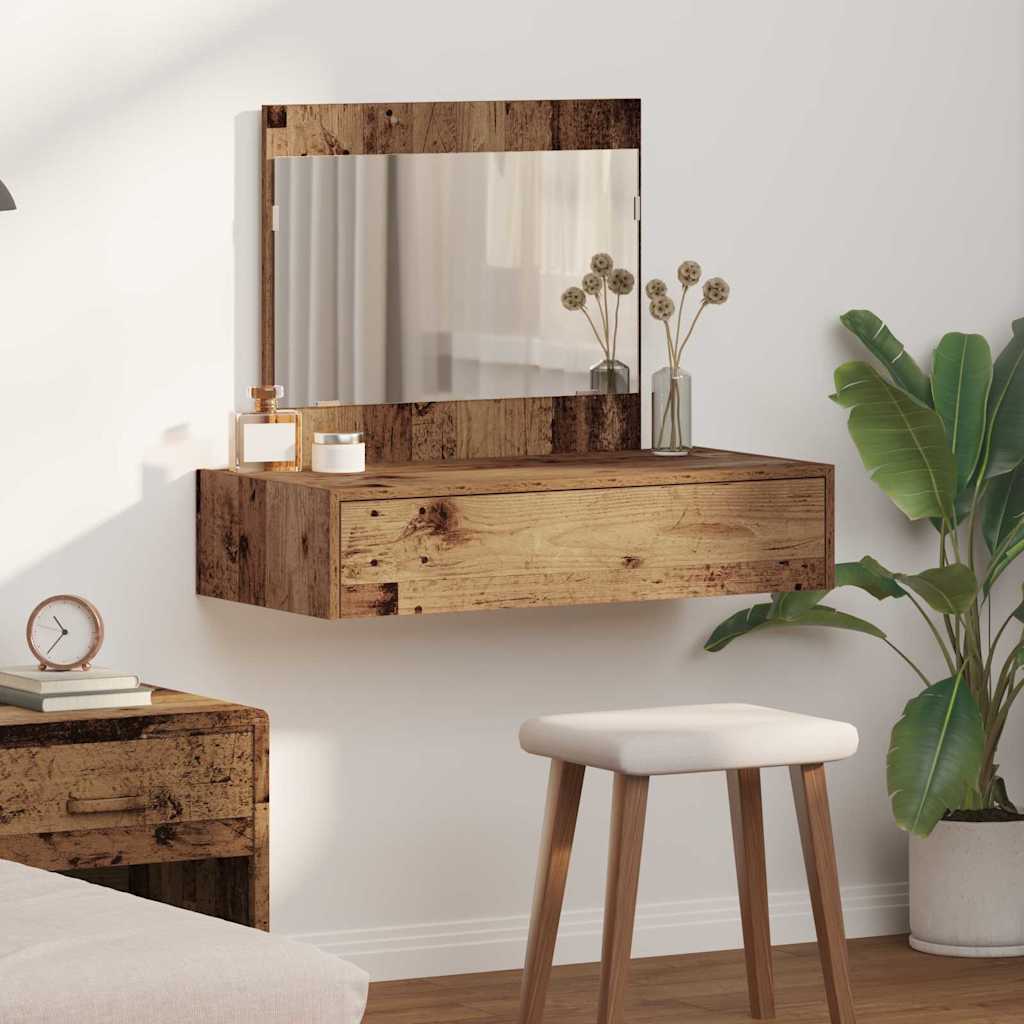 Schminktisch Braun 83 x 40 x 70 cm Holzwerkstoff