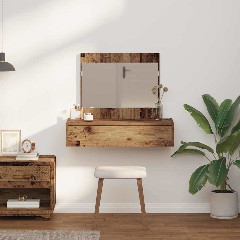 Schminktisch Braun 83 x 40 x 70 cm Holzwerkstoff