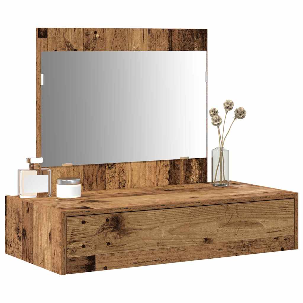 Schminktisch Braun 83 x 40 x 70 cm Holzwerkstoff