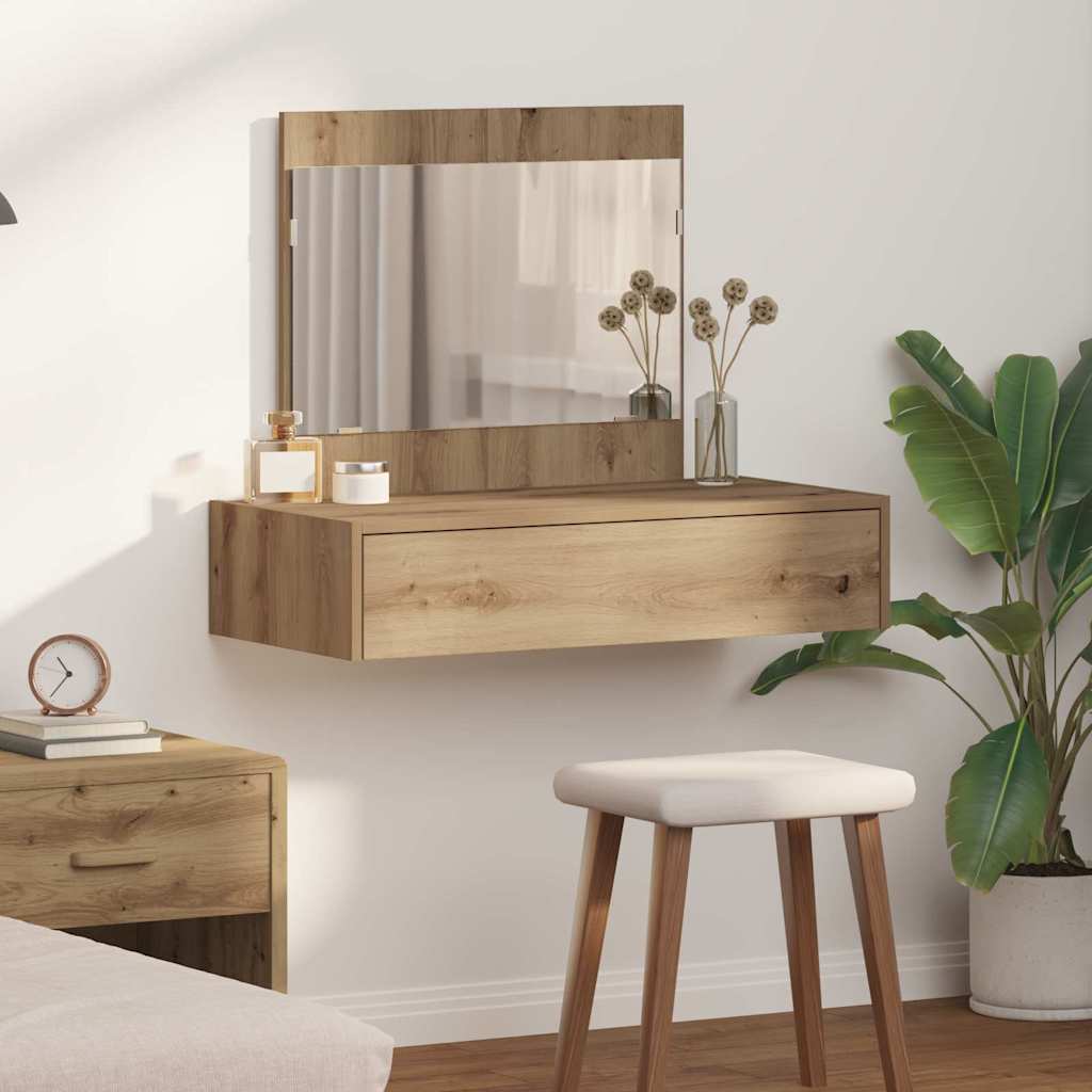 Schminktisch Braun 83 x 40 x 70 cm Holzwerkstoff