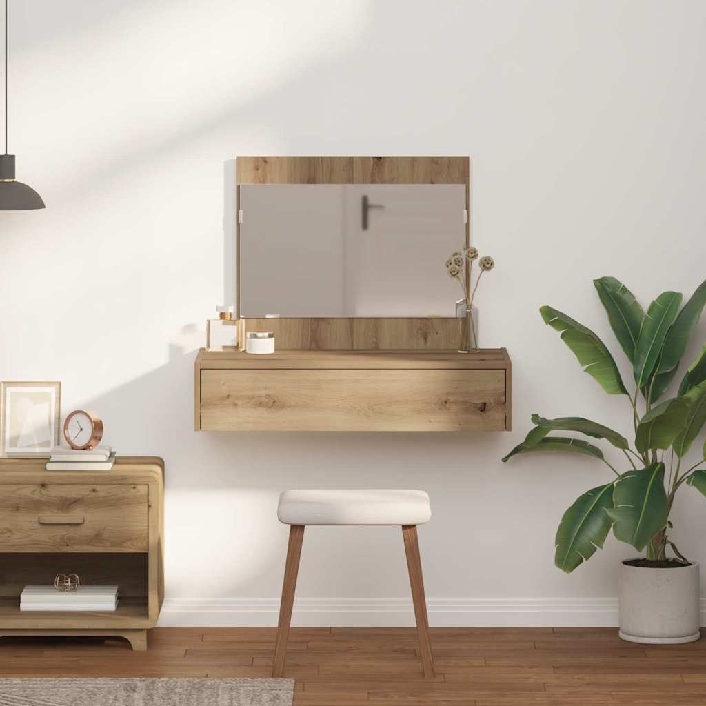 Schminktisch Braun 83 x 40 x 70 cm Holzwerkstoff