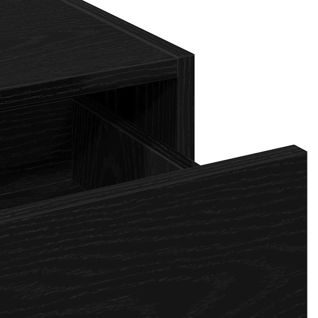 Schminktisch Schwarz 100 x 40 x 70 cm Holzwerkstoff