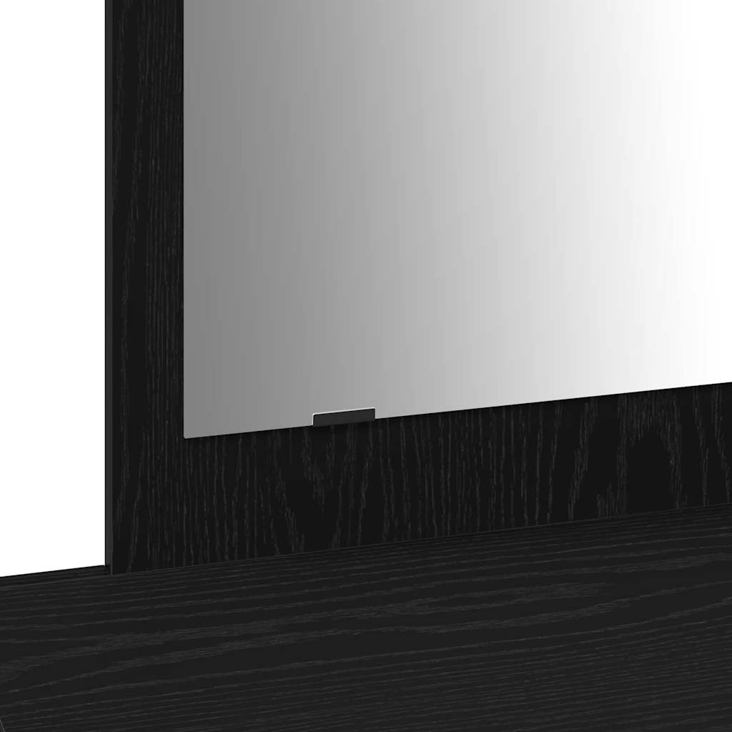 Schminktisch Schwarz 100 x 40 x 70 cm Holzwerkstoff