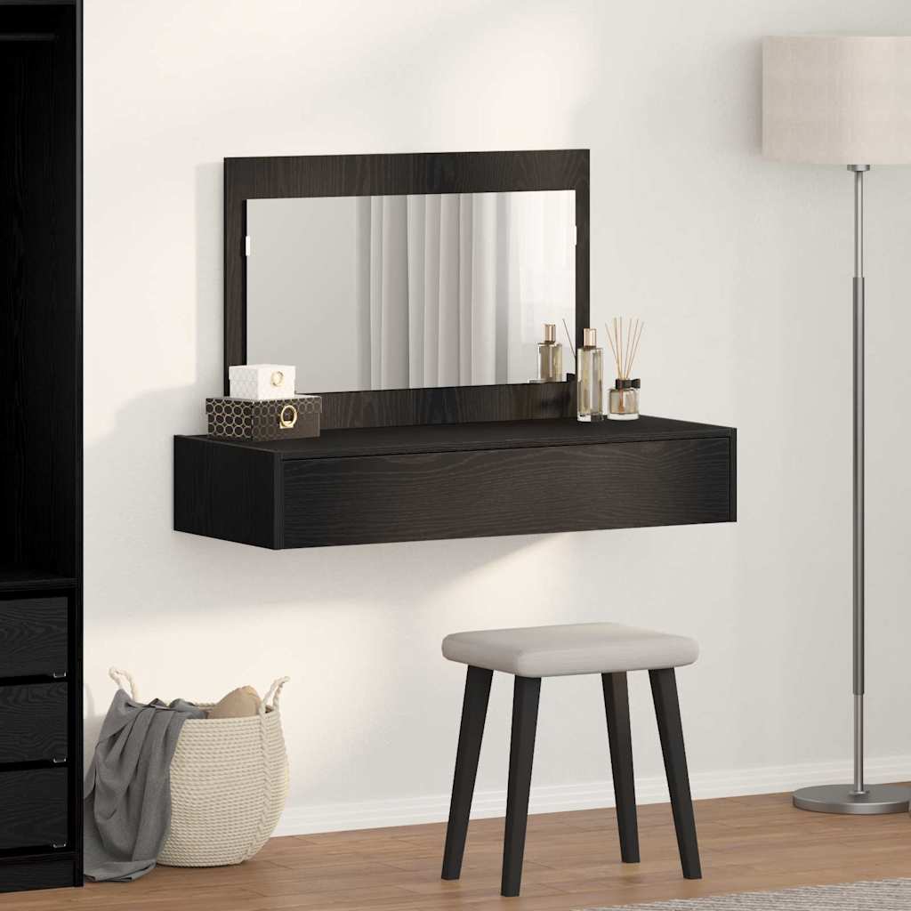 Schminktisch Schwarz 100 x 40 x 70 cm Holzwerkstoff