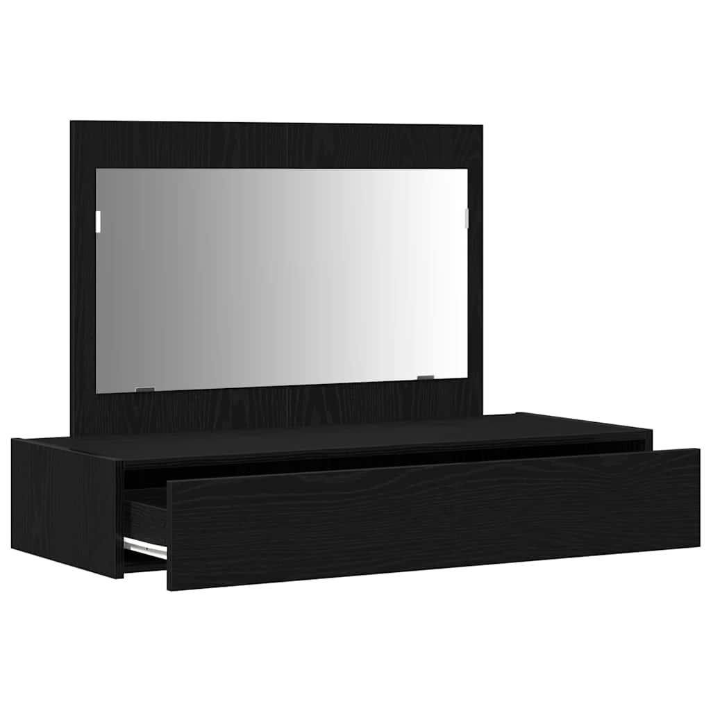 Schminktisch Schwarz 100 x 40 x 70 cm Holzwerkstoff