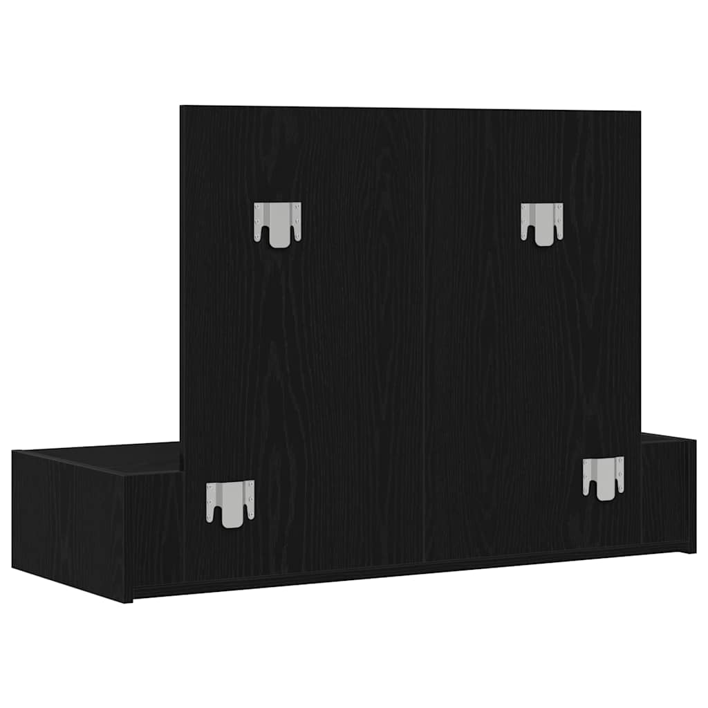 Schminktisch Schwarz 100 x 40 x 70 cm Holzwerkstoff