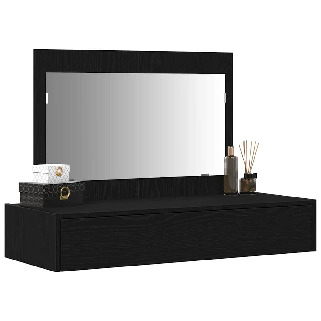 Schminktisch Schwarz 100 x 40 x 70 cm Holzwerkstoff