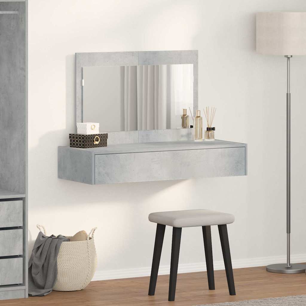 Schminktisch Grau 100 x 40 x 70 cm Holzwerkstoff