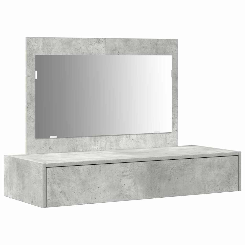 Schminktisch Grau 100 x 40 x 70 cm Holzwerkstoff