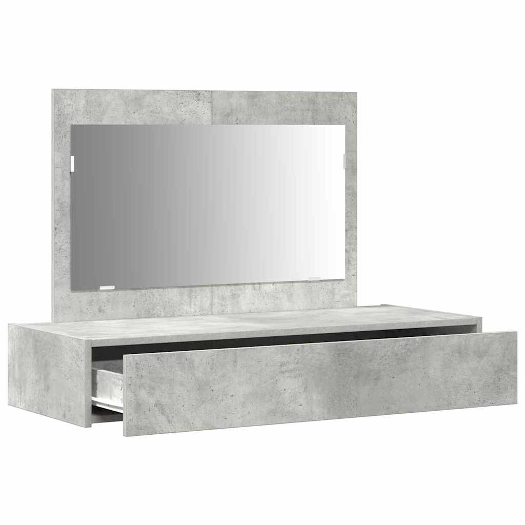 Schminktisch Grau 100 x 40 x 70 cm Holzwerkstoff