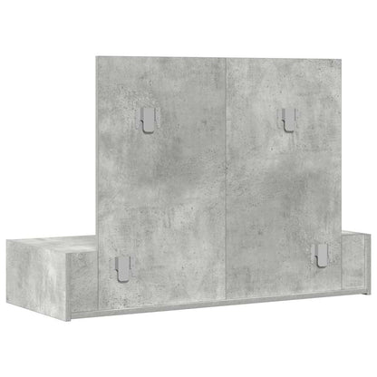 Schminktisch Grau 100 x 40 x 70 cm Holzwerkstoff